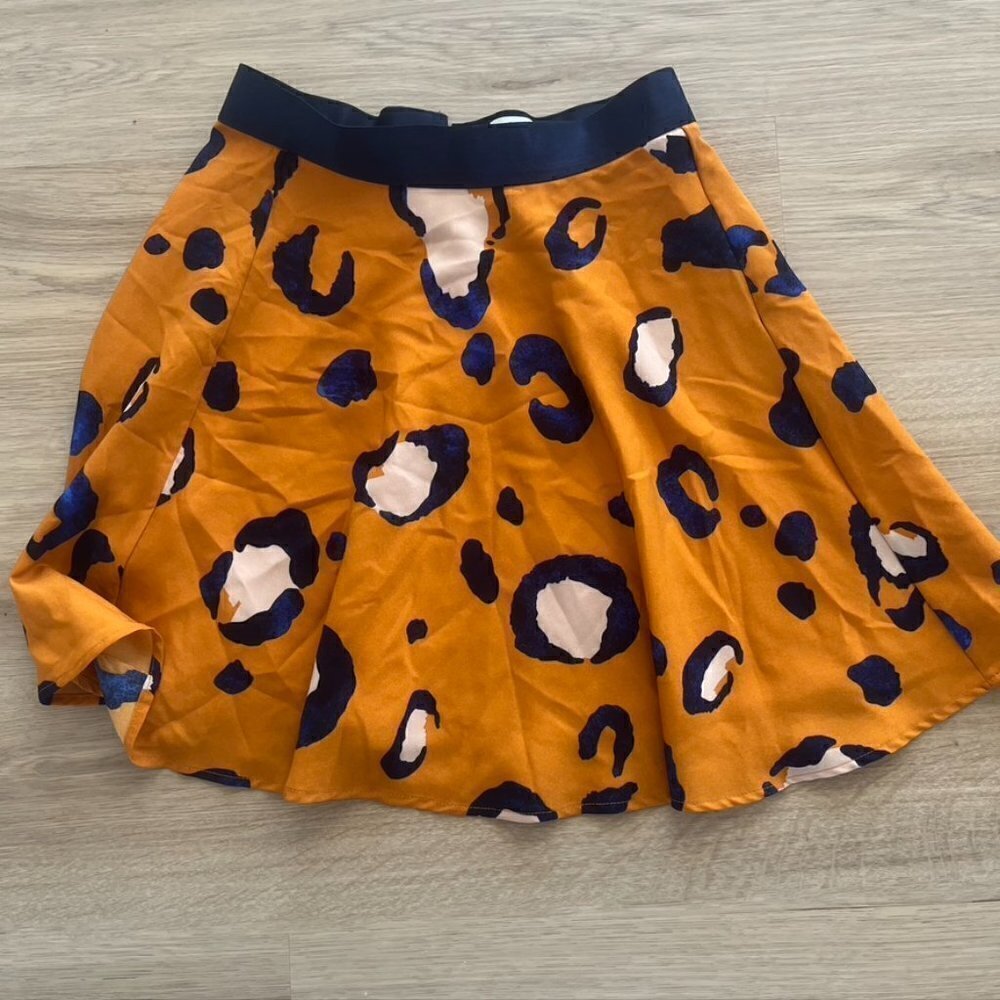3•1 Phillip Lim for Target skirt Gold Leopard Skater Size 6